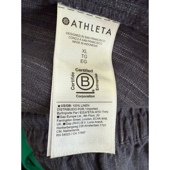 Athleta Indigo Wide Leg Pants - Picture 4 of 5